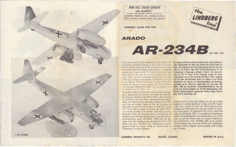 Коробка FROG 334P Supermarine N.113, International Model Aircraft Limited, 1957
